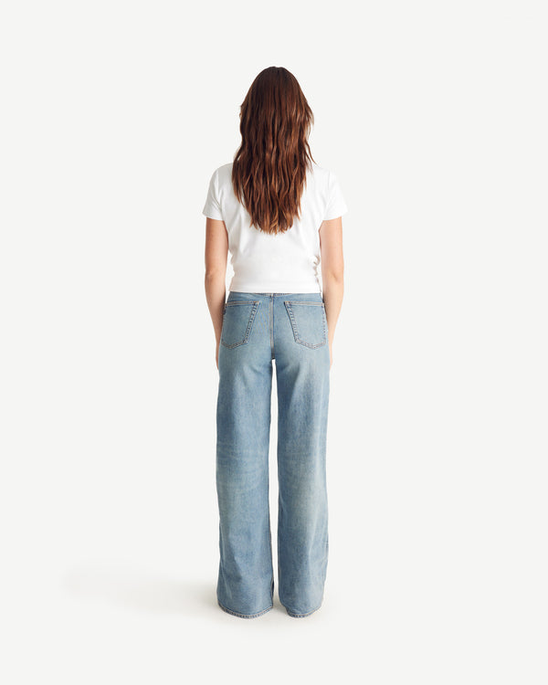 Jott Jean Femme Wide Leg Light Denim Miku JOTT X DENHAM
