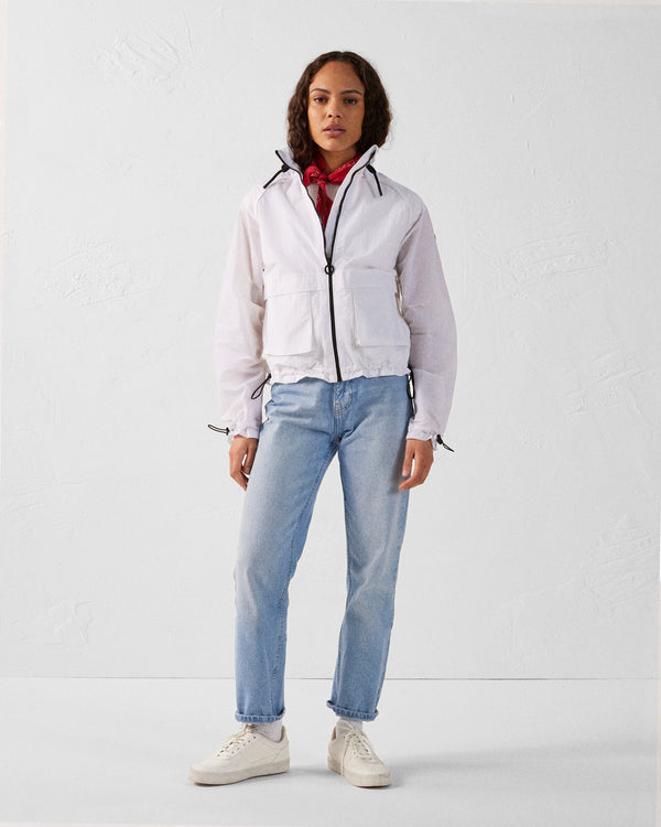 Jott Blouson Coupe-vent Léger Blanc Edge