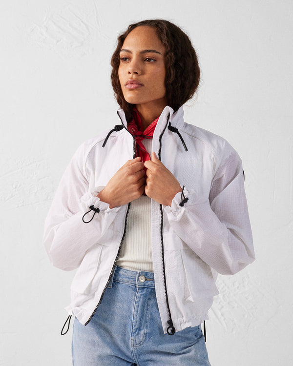 Jott Blouson Coupe-vent Léger Blanc Edge