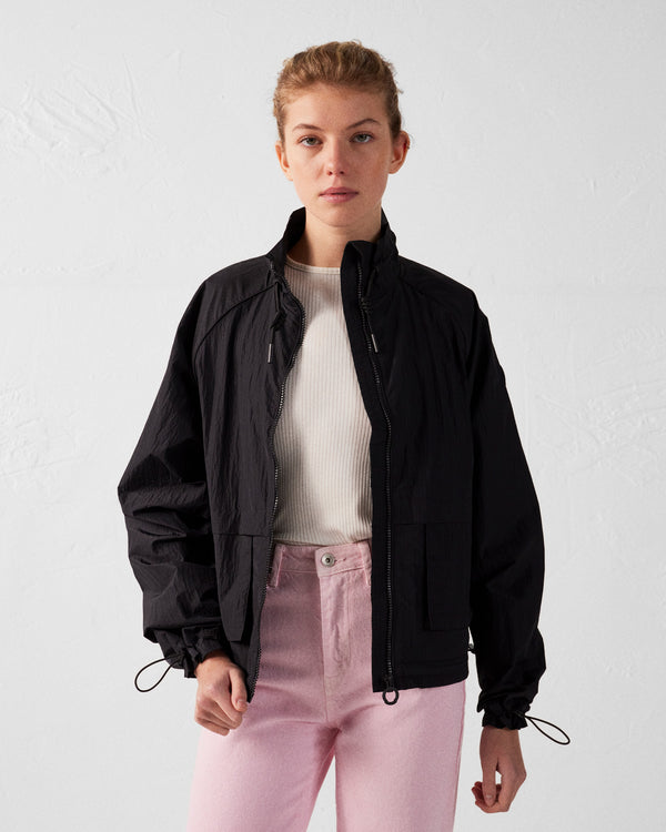 Jott Blouson Coupe-vent Léger Noir Edge