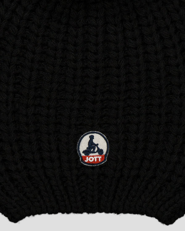 Jott Bonnet à Pompons Noir Langley