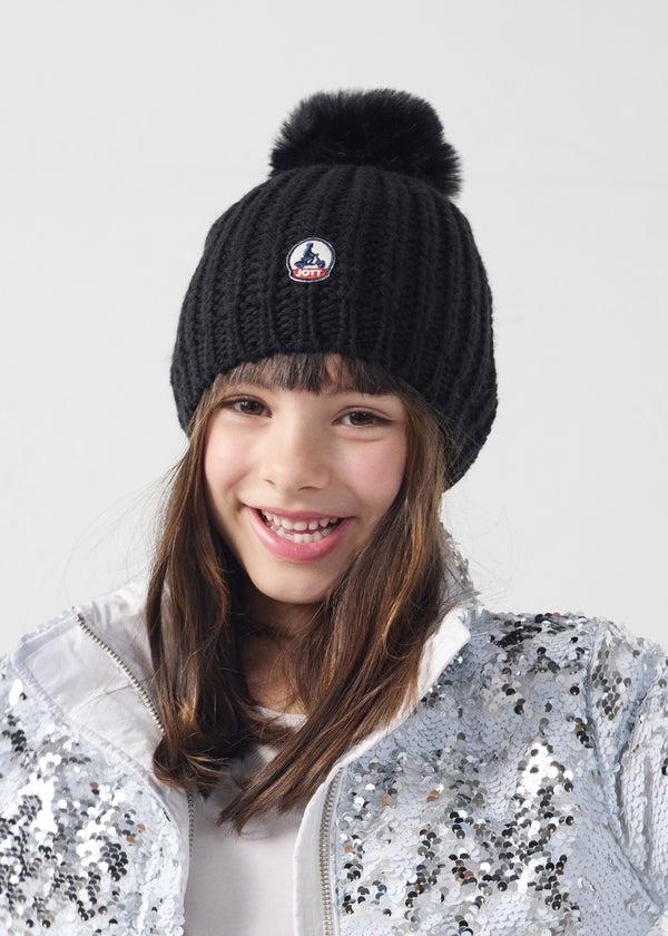 jott Bonnet à pompons Noir Langley