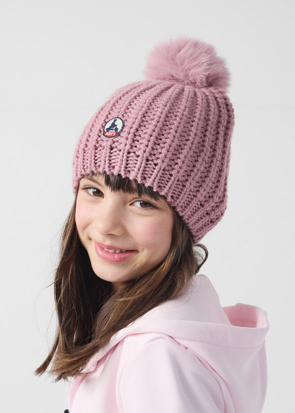 jott Bonnet à pompons Rose antique Langley