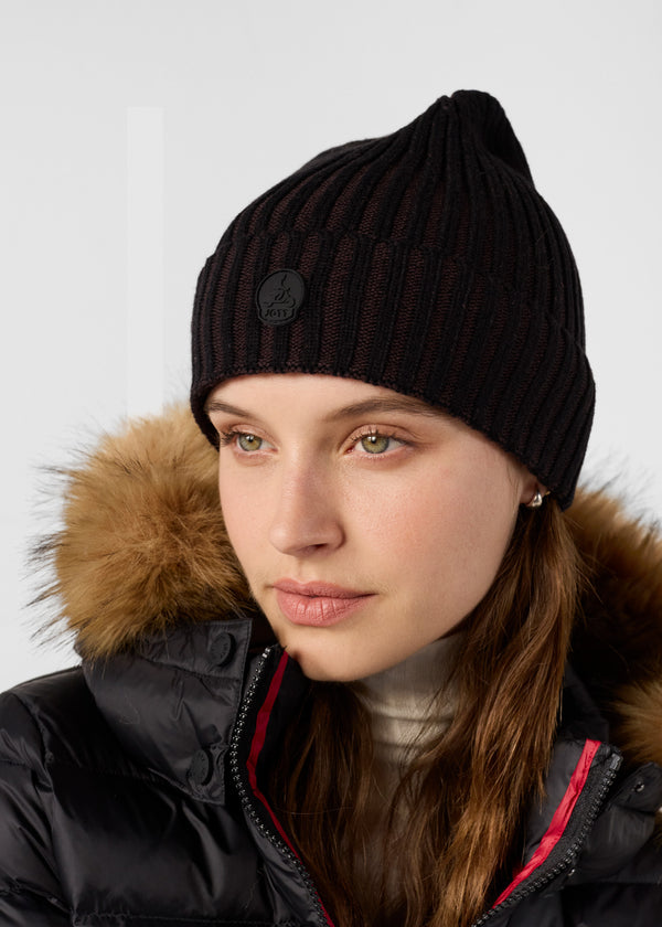 jott Bonnet bicolore Noir Todd