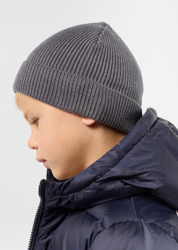 Jott Bonnet Enfant Gris Chiné Foncé Noah 2.0