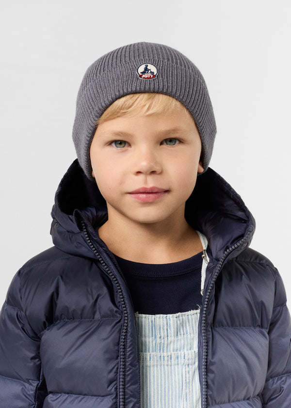 jott Bonnet enfant Gris chiné foncé Noah 2.0