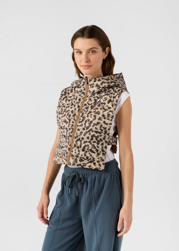 jott Capuche Leopard beige Alae print