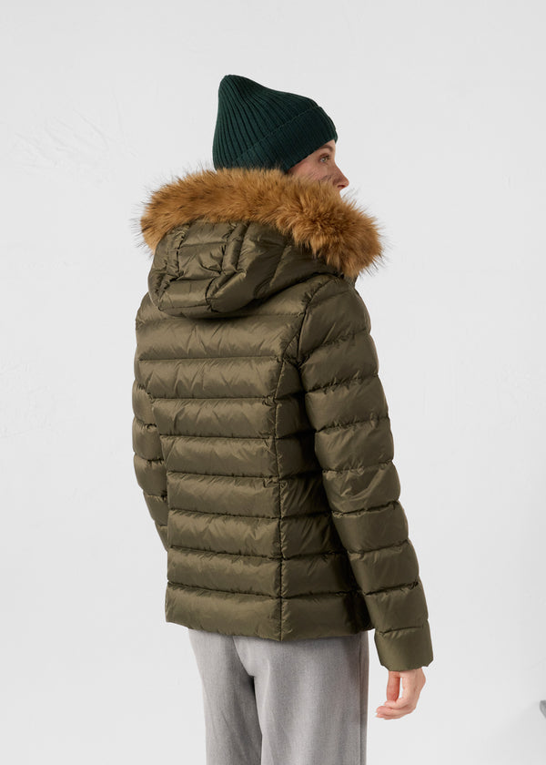 Jott Doudoune à Capuche Grand Froid Army Luxe