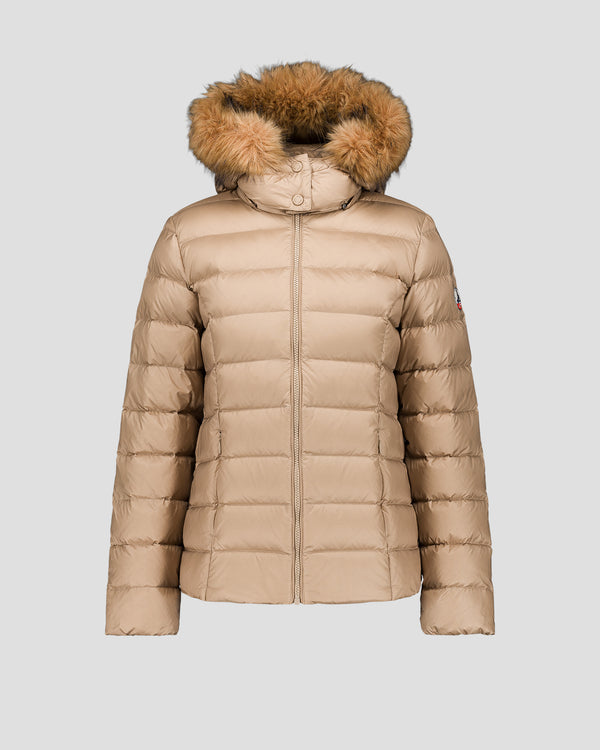 Jott Doudoune à Capuche Grand Froid Beige Luxe