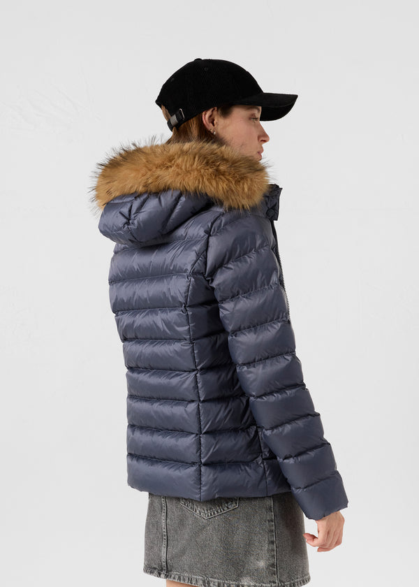 Jott Doudoune à Capuche Grand Froid Bluestone Luxe