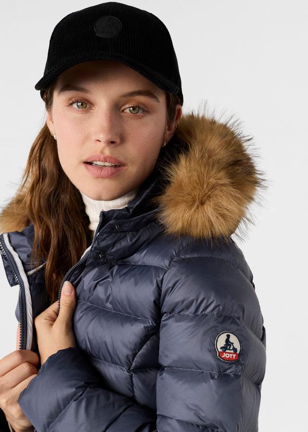 Jott Doudoune à Capuche Grand Froid Bluestone Luxe