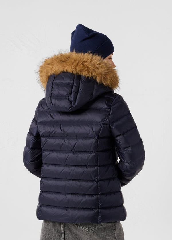 Jott Doudoune à Capuche Grand Froid Marine Luxe