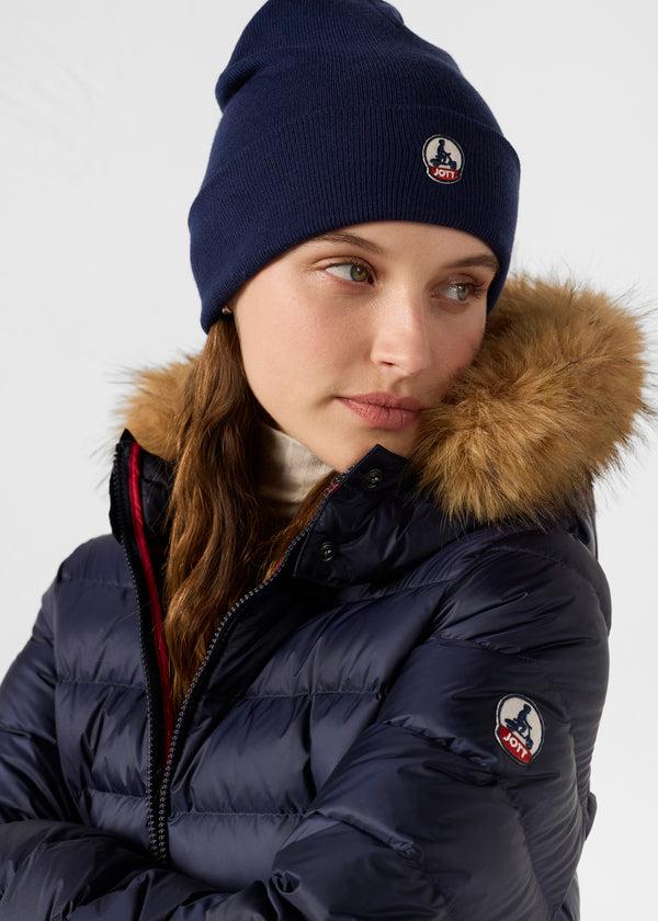 Jott Doudoune à Capuche Grand Froid Marine Luxe