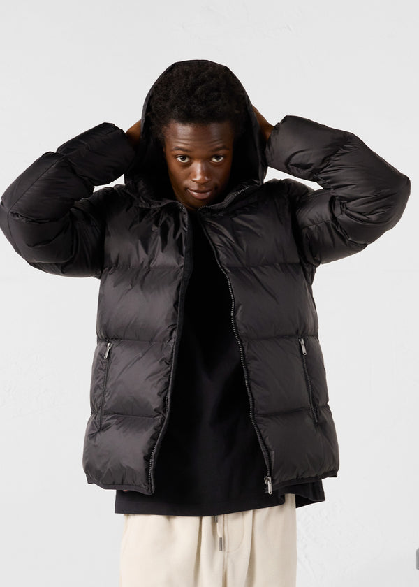 Jott Doudoune à Capuche Grand Froid Noir Java