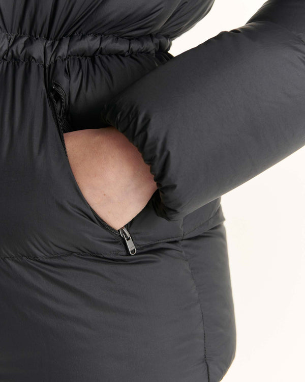 Jott Doudoune à Capuche Grand Froid Noir Luxe 2.0