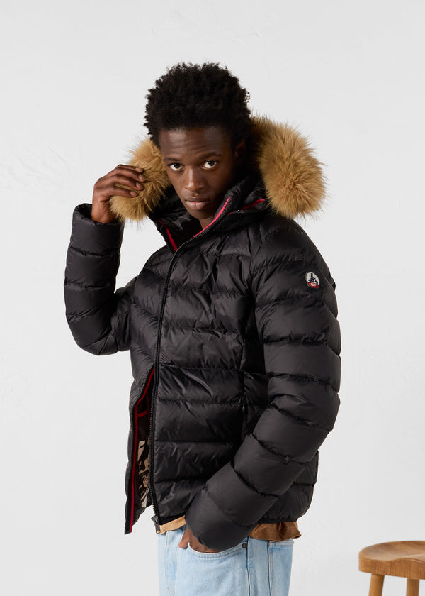 jott Doudoune à capuche Grand Froid Noir Prestige