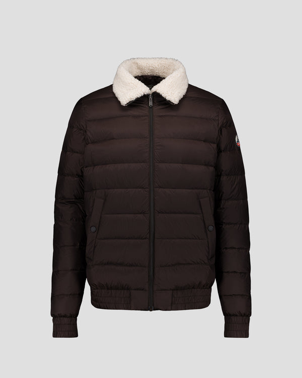 Jott Doudoune Aviateur Café Noir Chuck