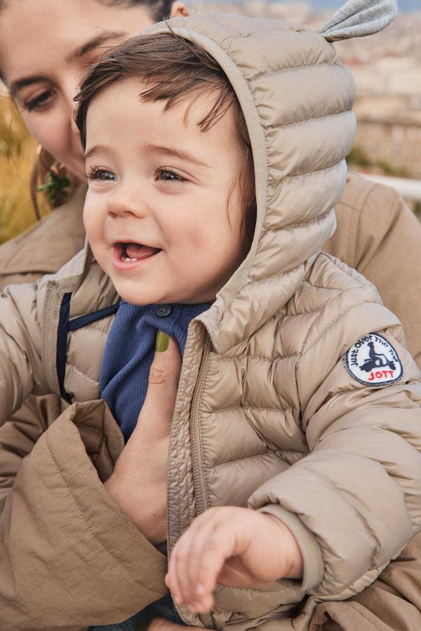 Jott Doudoune Bébé Sherpa à Oreilles Beige Mael