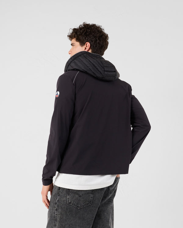 Jott Doudoune Bi-matière Noir Stride