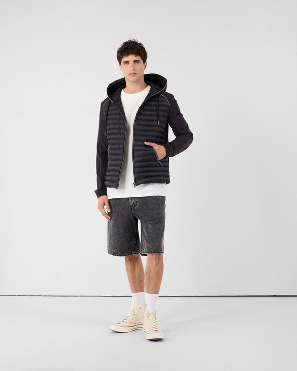 jott Doudoune bi-matière Noir Stride
