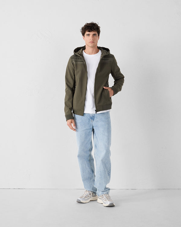 Jott Doudoune Bi-matière Softshell Army Paco 2.0