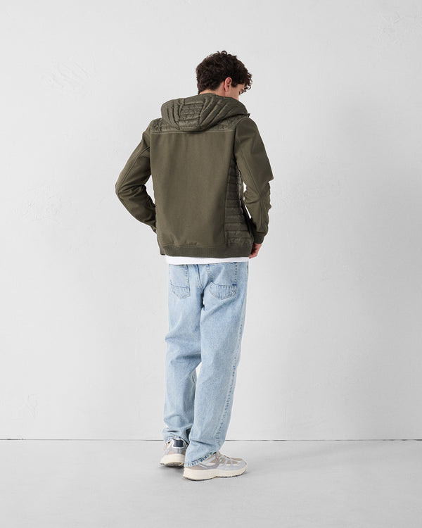 Jott Doudoune Bi-matière Softshell Army Paco 2.0