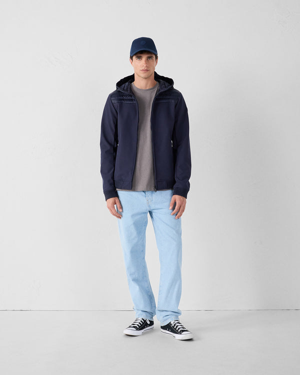 Jott Doudoune Bi-matière Softshell Marine Paco 2.0