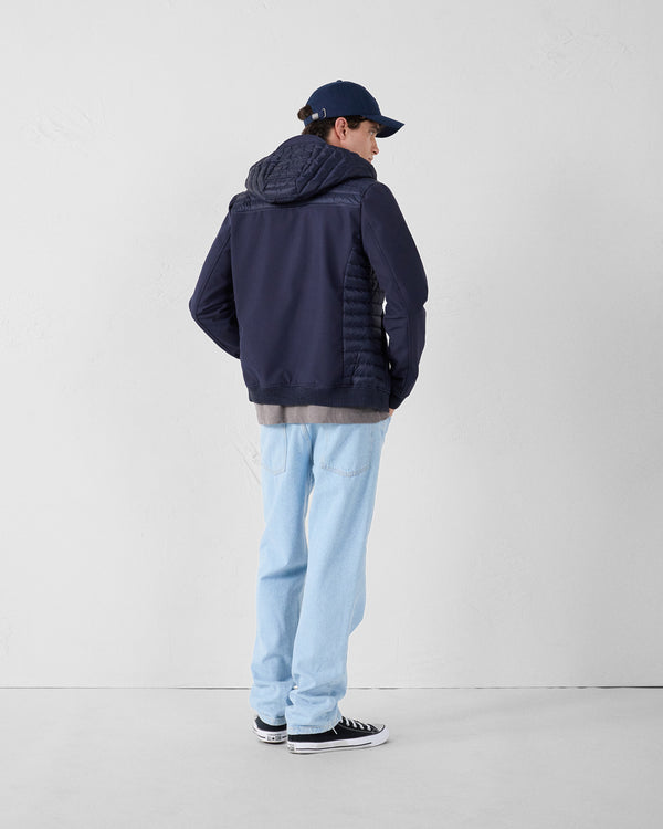 Jott Doudoune Bi-matière Softshell Marine Paco 2.0