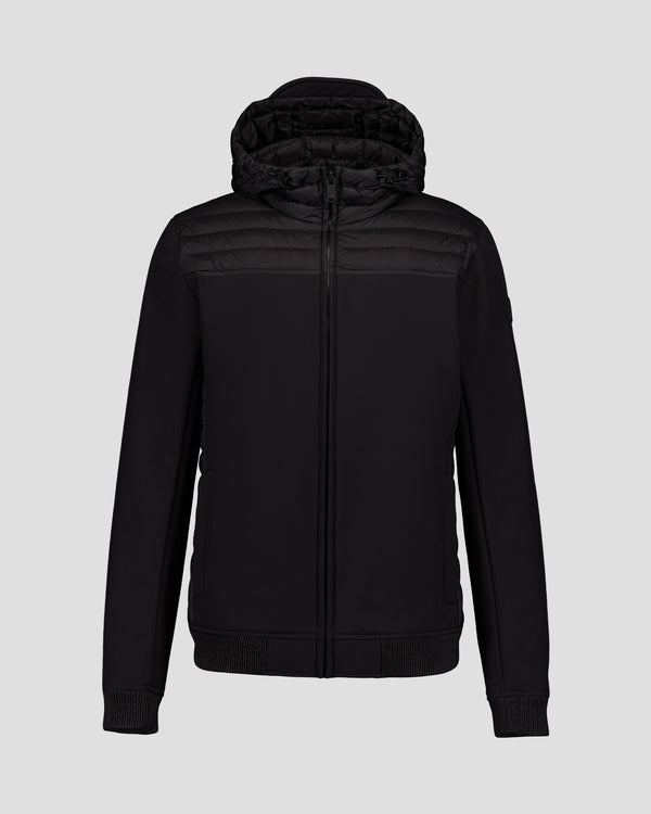 Jott Doudoune Bi-matière Softshell Noir Paco 2.0
