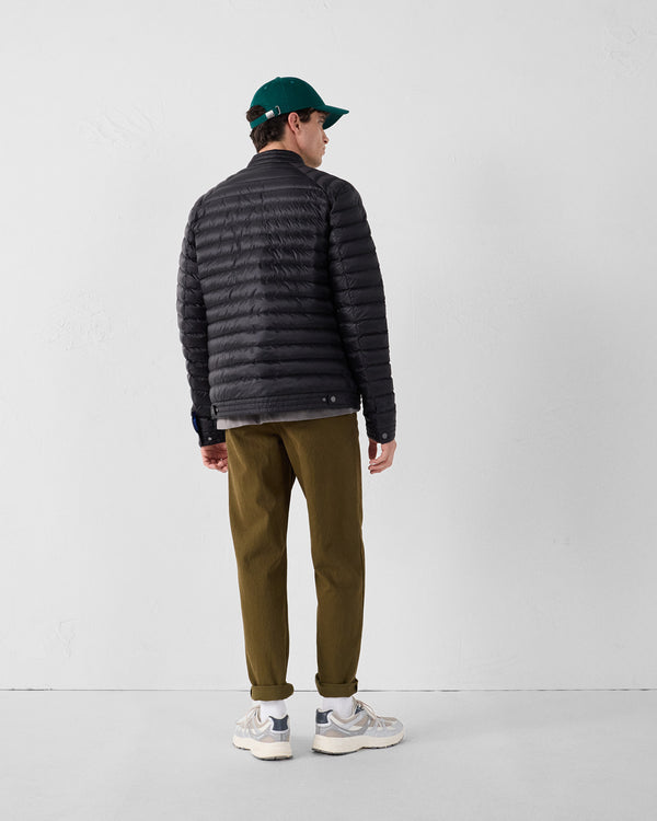 Jott Doudoune Col Biker Noir Bastien