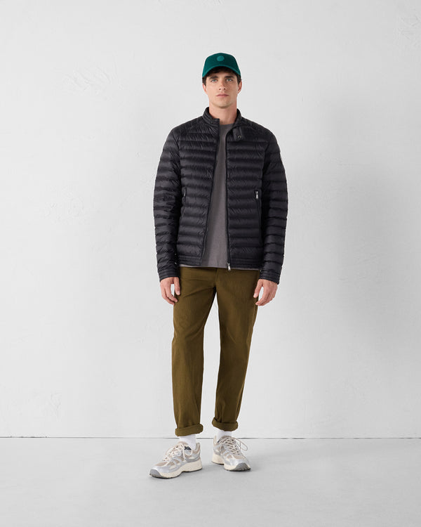 jott Doudoune col biker Noir Bastien