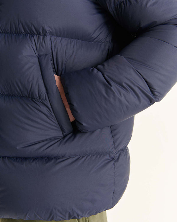 Jott Doudoune Courte à Capuche Marine Prestige 2.0
