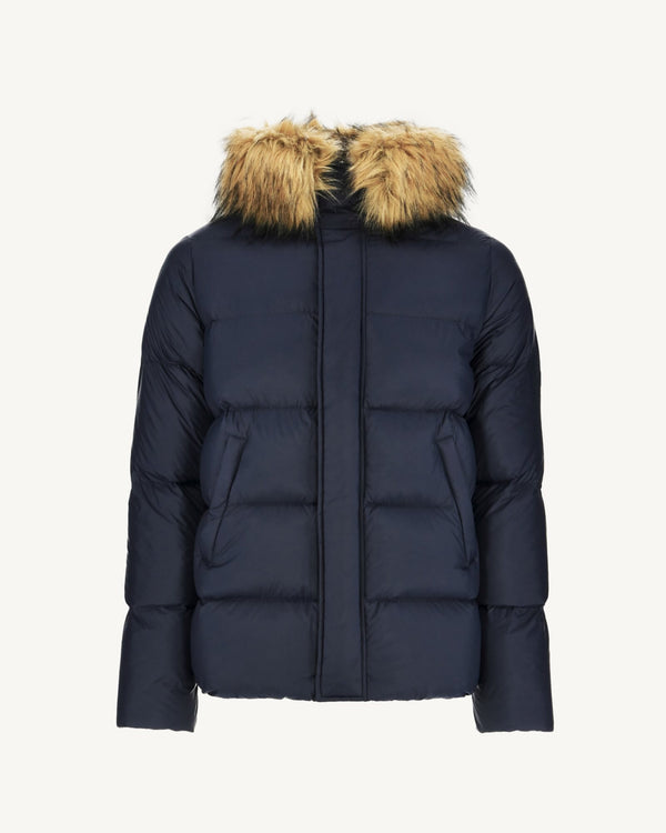 jott Doudoune courte à capuche Marine Prestige 2.0