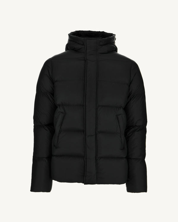 Jott Doudoune Courte à Capuche Noir Prestige 2.0