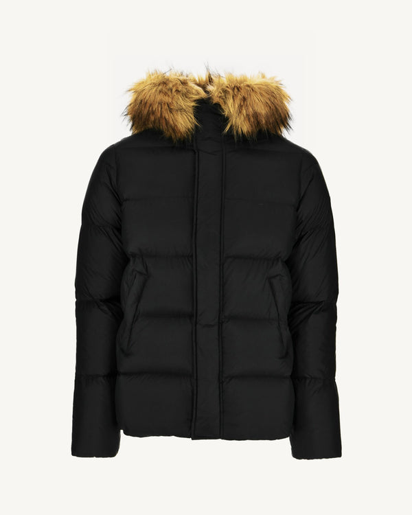 jott Doudoune courte à capuche Noir Prestige 2.0