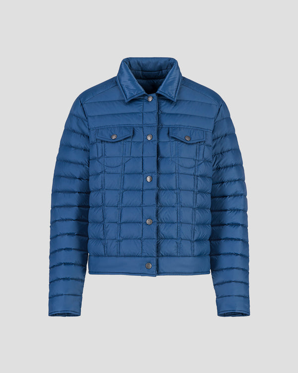 Jott Doudoune Courte Esprit Denim Bleu Jeans Elise