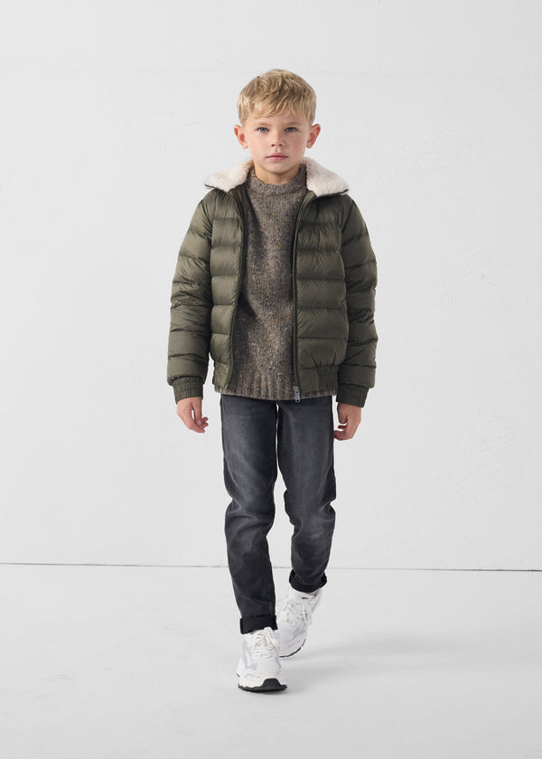 jott Doudoune enfant aviateur Army Bass