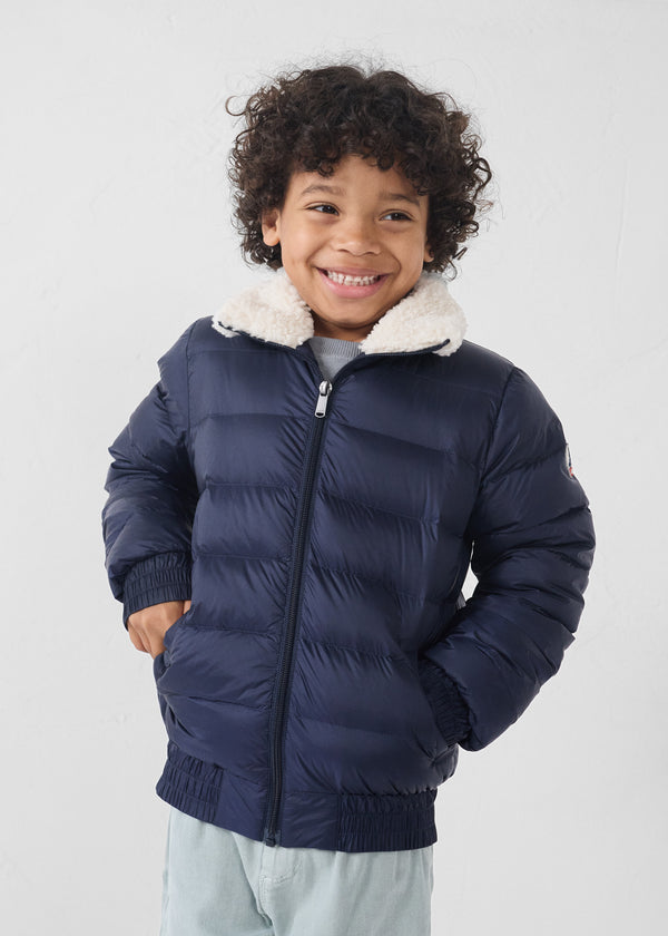 Jott Doudoune Enfant Aviateur Marine Bass