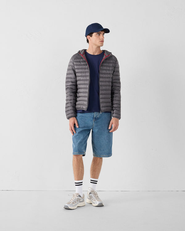 jott Doudoune légère à capuche Anthracite Nico