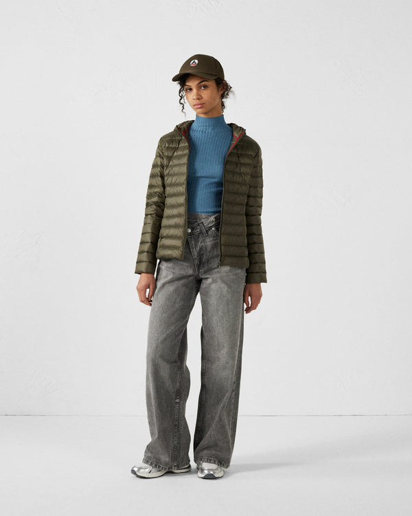 Jott Doudoune Légère à Capuche Army Cloe