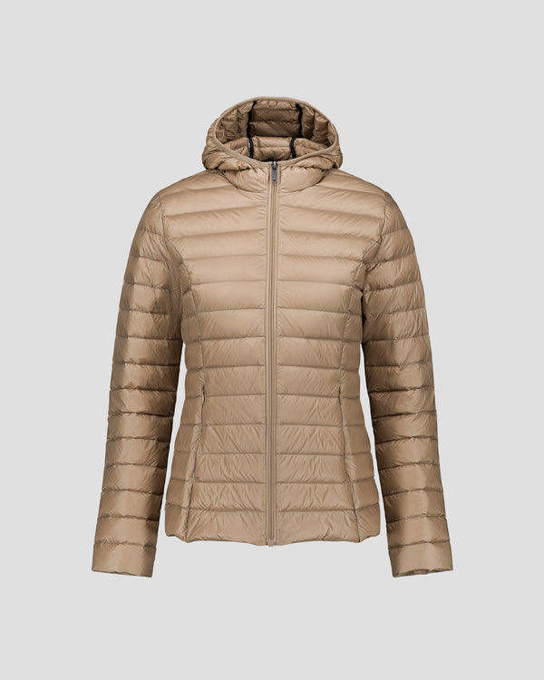 Jott Doudoune Légère à Capuche Beige Cloe