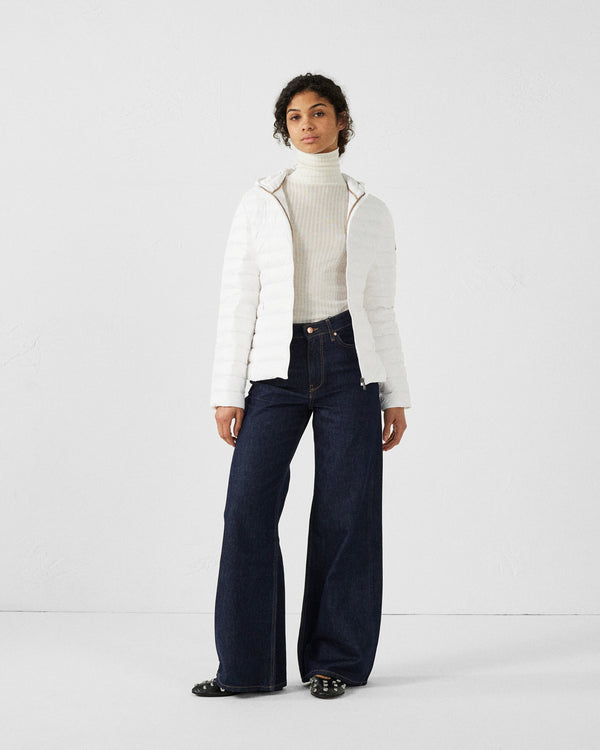 jott Doudoune légère à capuche Blanc Cloe