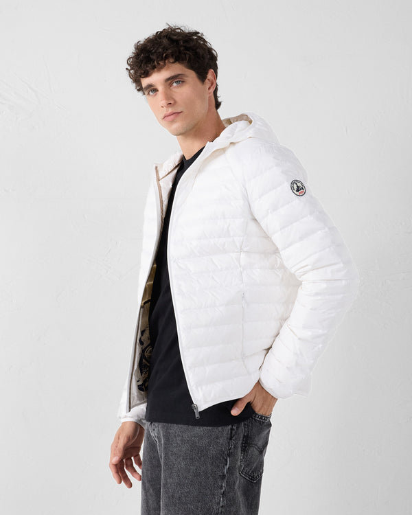 Jott Doudoune Légère à Capuche Blanc Nico