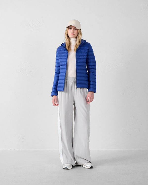 jott Doudoune légère à capuche Bleu cobalt Cloe