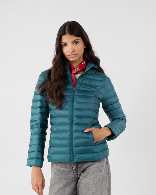 Jott Doudoune Légère à Capuche Deep Lake Cloe