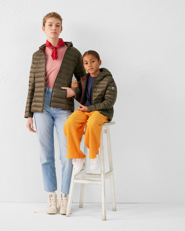 Jott Doudoune Légère à Capuche Enfant Army Carla