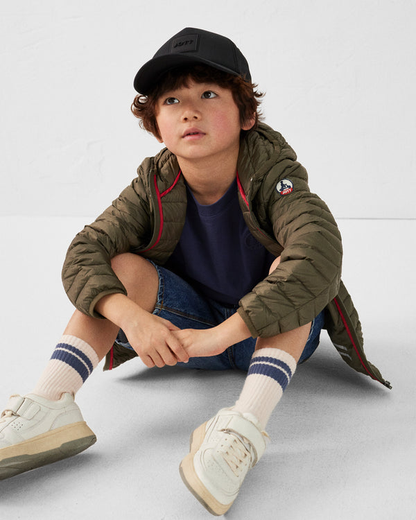 Jott Doudoune Légère à Capuche Enfant Army Hugo