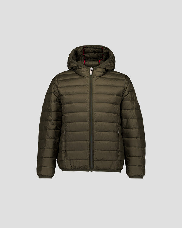 Jott Doudoune Légère à Capuche Enfant Army Hugo