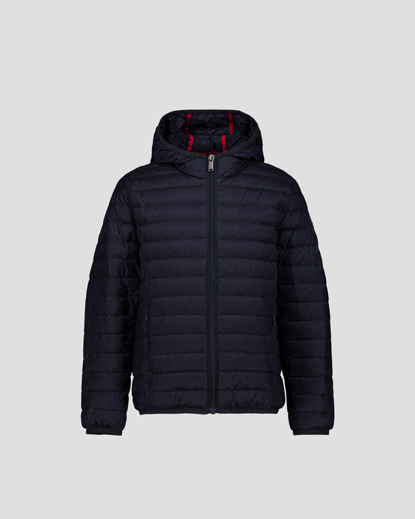 Jott Doudoune Légère à Capuche Enfant Marine Hugo