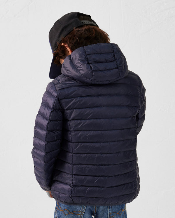 Jott Doudoune Légère à Capuche Enfant Marine Hugo